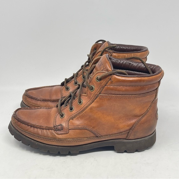 Rocky 3358 Gore-Tex Boots Mens 8 M Brown Leather Hiking Chukka Ankle Vibram main image 11